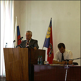 22 августа 2006 г., Краснощековский район   Выездное заседание Совета по взаимодействию АКСНД с представительными органами муниципальных образований