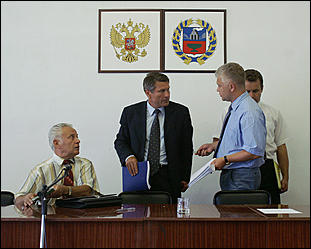 22 августа 2006 г., Краснощековский район   Выездное заседание Совета по взаимодействию АКСНД с представительными органами муниципальных образований