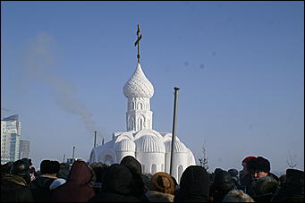 19 января 2010 г., Барнаул   Крещение на Оби в Барнауле