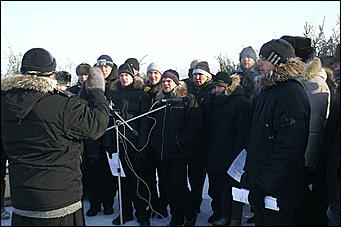 19 января 2010 г., Барнаул   Крещение на Оби в Барнауле