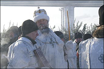 19 января 2010 г., Барнаул   Крещение на Оби в Барнауле