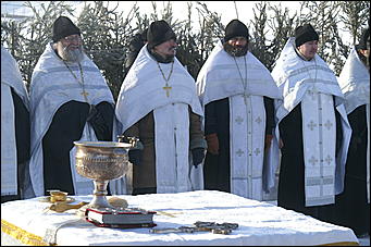 19 января 2010 г., Барнаул   Крещение на Оби в Барнауле