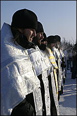 19 января 2010 г., Барнаул   Крещение на Оби в Барнауле
