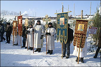 19 января 2010 г., Барнаул   Крещение на Оби в Барнауле
