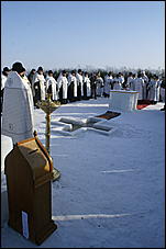 19 января 2010 г., Барнаул   Крещение на Оби в Барнауле