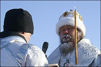 19 января 2010 г., Барнаул   Крещение на Оби в Барнауле