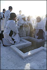 19 января 2010 г., Барнаул   Крещение на Оби в Барнауле