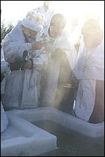 19 января 2010 г., Барнаул   Крещение на Оби в Барнауле