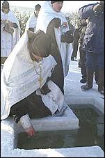 19 января 2010 г., Барнаул   Крещение на Оби в Барнауле