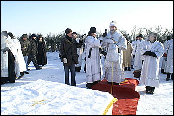 19 января 2010 г., Барнаул   Крещение на Оби в Барнауле