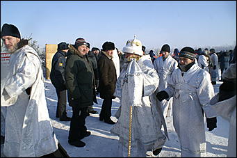 19 января 2010 г., Барнаул   Крещение на Оби в Барнауле