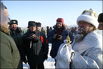 19 января 2010 г., Барнаул   Крещение на Оби в Барнауле