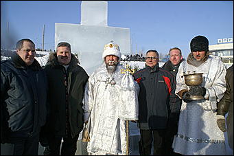 19 января 2010 г., Барнаул   Крещение на Оби в Барнауле