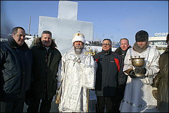 19 января 2010 г., Барнаул   Крещение на Оби в Барнауле