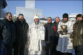 19 января 2010 г., Барнаул   Крещение на Оби в Барнауле