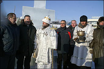 19 января 2010 г., Барнаул   Крещение на Оби в Барнауле
