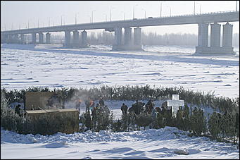 19 января 2010 г., Барнаул   Крещение на Оби в Барнауле