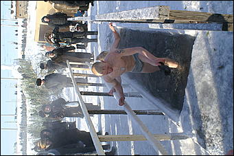 19 января 2010 г., Барнаул   Крещение на Оби в Барнауле