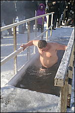 19 января 2010 г., Барнаул   Крещение на Оби в Барнауле