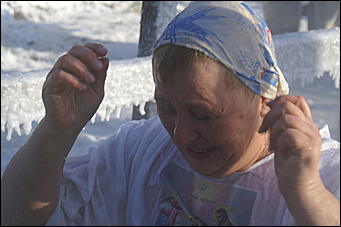 19 января 2010 г., Барнаул   Крещение на Оби в Барнауле
