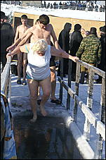 19 января 2010 г., Барнаул   Крещение на Оби в Барнауле