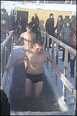 19 января 2010 г., Барнаул   Крещение на Оби в Барнауле