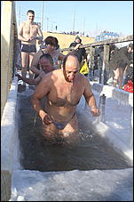 19 января 2010 г., Барнаул   Крещение на Оби в Барнауле