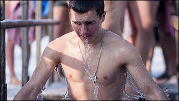 19 января 2016 г. Барнаул © Амител. Вячеслав Мельников   Как проходил праздник Крещение Господне