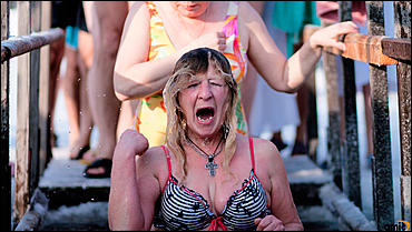 19 января 2016 г. Барнаул © Амител. Вячеслав Мельников   Как проходил праздник Крещение Господне