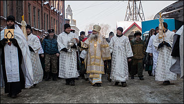 19 января 2016 г. Барнаул © Амител. Вячеслав Мельников   Как проходил праздник Крещение Господне