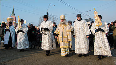19 января 2016 г. Барнаул © Амител. Вячеслав Мельников   Как проходил праздник Крещение Господне