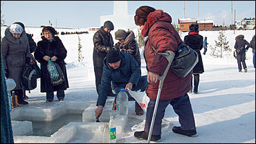 19 января 2016 г. Барнаул © Амител. Вячеслав Мельников   Как проходил праздник Крещение Господне