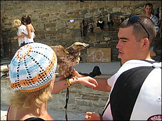 Август 2009 г., Крым   Генуэзская крепость в городе Судаке (Крым, Украина)