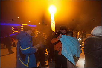 19 январь 2017 г., Барнаул © Амител Вячеслав Мельников Как барнаульцы окунаются в купель на Крещение