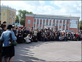 14 сентябрь 2012 г., Барнаул   Открытие памятника «Переселенцам на Алтай от благодарных потомков»
