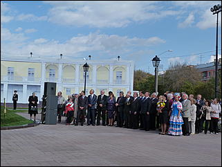 14 сентябрь 2012 г., Барнаул   Открытие памятника «Переселенцам на Алтай от благодарных потомков»
