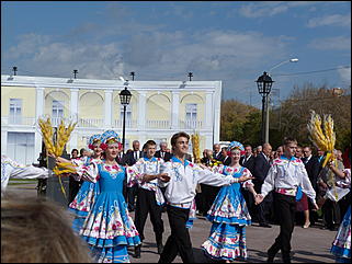 14 сентябрь 2012 г., Барнаул   Открытие памятника «Переселенцам на Алтай от благодарных потомков»
