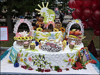 14 сентябрь 2012 г., Барнаул   Открытие памятника «Переселенцам на Алтай от благодарных потомков»
