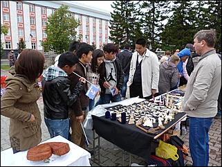 14 сентябрь 2012 г., Барнаул   Открытие памятника «Переселенцам на Алтай от благодарных потомков»
