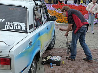 14 сентябрь 2012 г., Барнаул   Открытие памятника «Переселенцам на Алтай от благодарных потомков»
