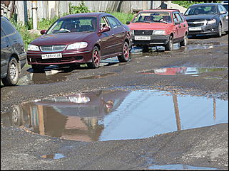 16 июня 2011 г., Барнаул   "Многострадальная" улица Кутузова