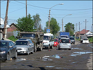 16 июня 2011 г., Барнаул   "Многострадальная" улица Кутузова