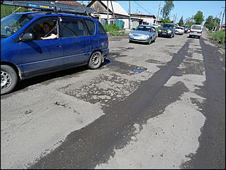 16 июня 2011 г., Барнаул   "Многострадальная" улица Кутузова