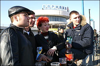 9 апреля 2007 г., Барнаул   Ледоход на Оби