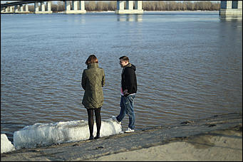 13 апреля 2018 г., Барнаул. Екатерина Смолихина   Барнаульский ледоход на День космонавтики