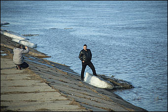 13 апреля 2018 г., Барнаул. Екатерина Смолихина   Барнаульский ледоход на День космонавтики
