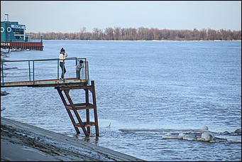 13 апреля 2018 г., Барнаул. Екатерина Смолихина   Барнаульский ледоход на День космонавтики