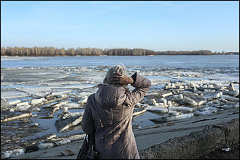 13 апреля 2018 г., Барнаул. Екатерина Смолихина   Барнаульский ледоход на День космонавтики