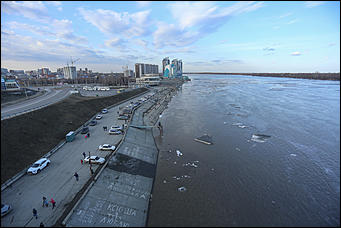 13 апреля 2018 г., Барнаул. Екатерина Смолихина   Барнаульский ледоход на День космонавтики