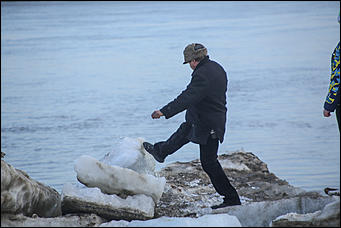 13 апреля 2018 г., Барнаул. Екатерина Смолихина   Барнаульский ледоход на День космонавтики